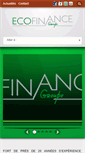 Mobile Screenshot of ecofinance.fr