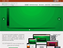 Tablet Screenshot of ecofinance.fr